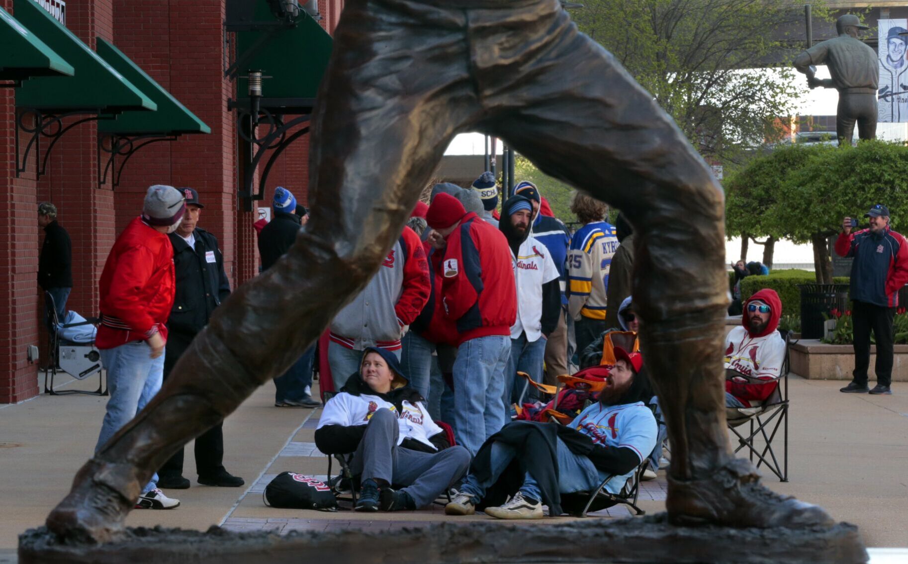 Play Ball on opening day at Busch